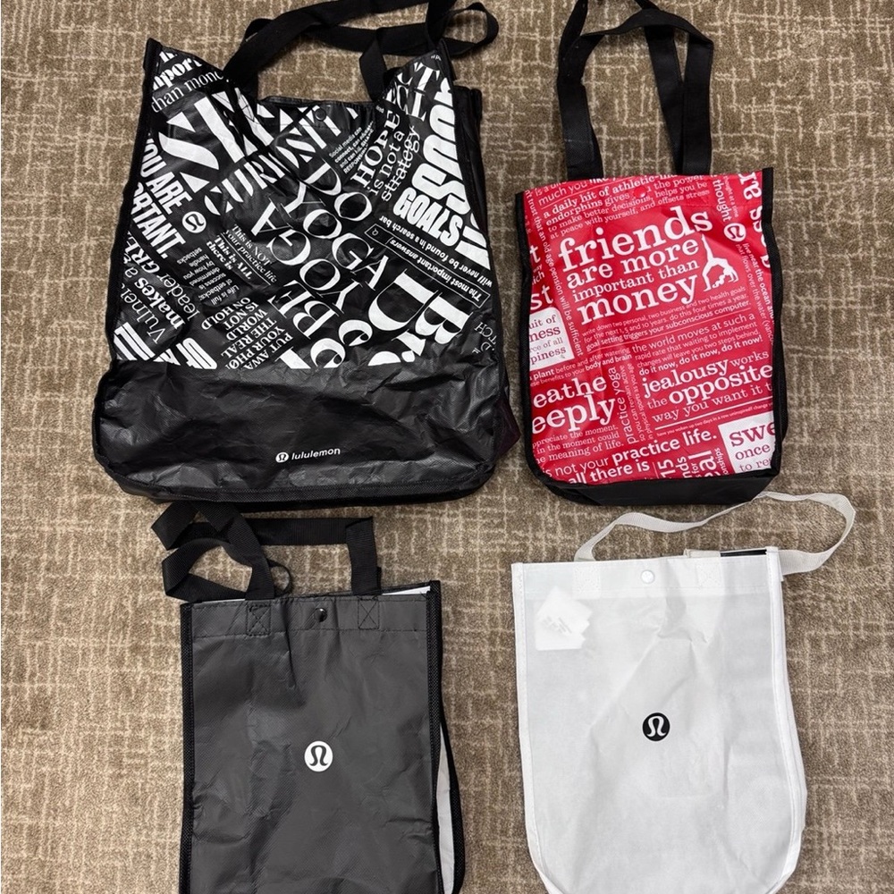 lululemon athletica Tote Bags - Black, Red, Gray, White
